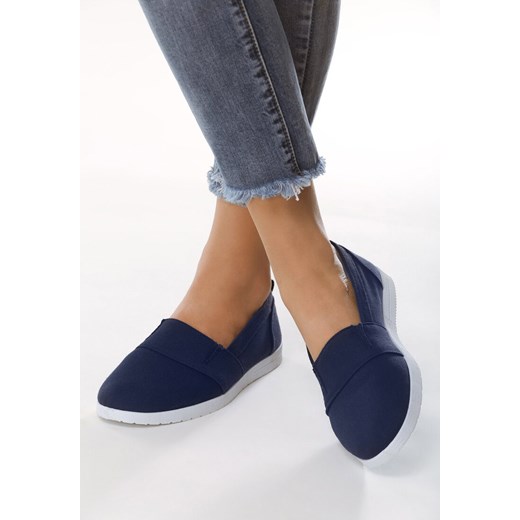 Granatowe Slip On Only Girl Multu 39 okazyjna cena Multu.pl