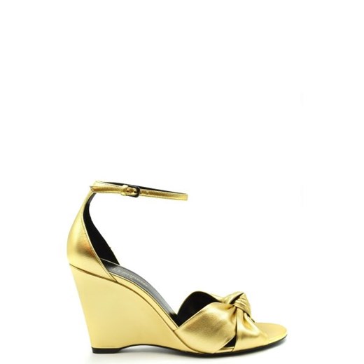 Saint Laurent Kobieta Sandals - - Złoty Saint Laurent 38.5 Italian Collection Worldwide
