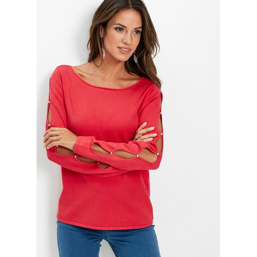 Sweter z wycięciami | bonprix Bonprix 36/38 bonprix