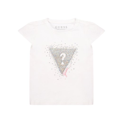 Guess T-Shirt K02I18 K6YW0 Biały Regular Fit Guess 6 MODIVO promocja