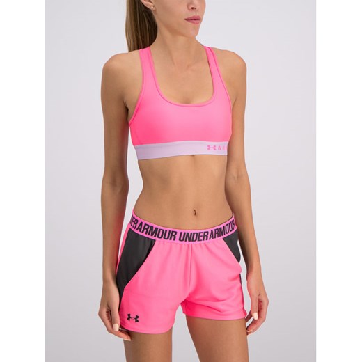 Under Armour Biustonosz top Women's Armour® Mid Crossback 1307200 Różowy Under Armour XS okazyjna cena MODIVO