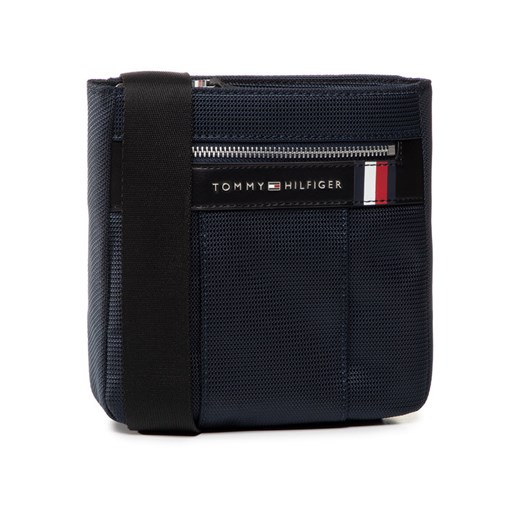 TOMMY HILFIGER Saszetka Elevated Nylon Mini Crossover AM0AM05811 Granatowy Tommy Hilfiger 00 promocja MODIVO