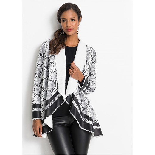 Poncho we wzór skóry węża | bonprix Bonprix 36/38 okazja bonprix