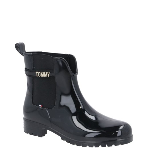 Kalosze damskie Tommy Hilfiger bez zapięcia
