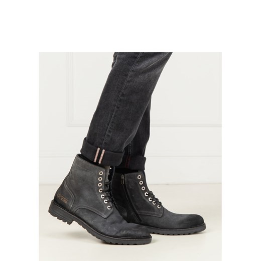 Guess Skórzane buty GERALD Guess 44 okazja Gomez Fashion Store