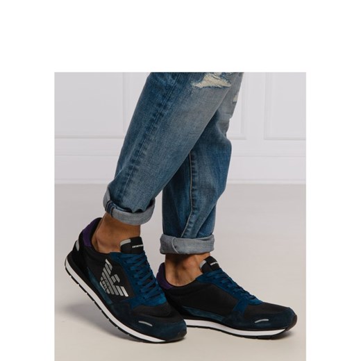 Emporio Armani Sneakersy | z dodatkiem skóry Emporio Armani 40 Gomez Fashion Store