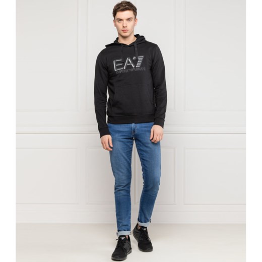 Bluza męska Emporio Armani w stylu młodzieżowym z napisami