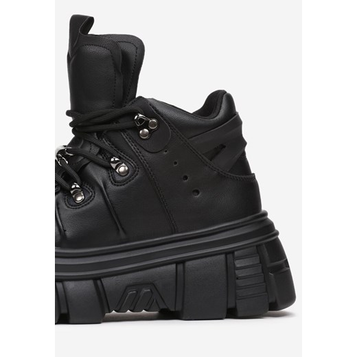 Czarne Sneakersy Ilathylia Born2be 38 born2be.pl
