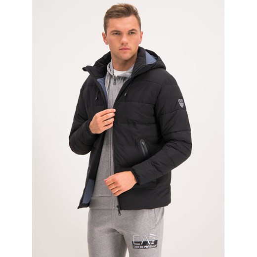 EA7 Emporio Armani Kurtka puchowa 6GPB23 PNB7Z 1200 Czarny Regular Fit XL okazyjna cena MODIVO