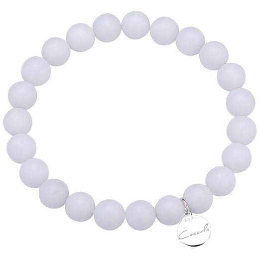 Bransoletka white z jadeitów oraz srebra 925 XS Acme S promocyjna cena coccola.pl