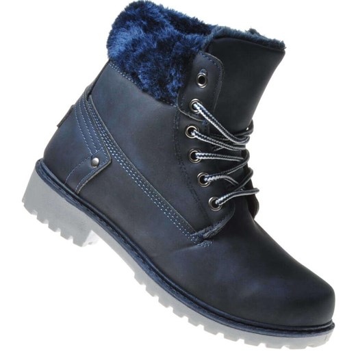 Buty zimowe dziecięce Pantofelek24 sznurowane