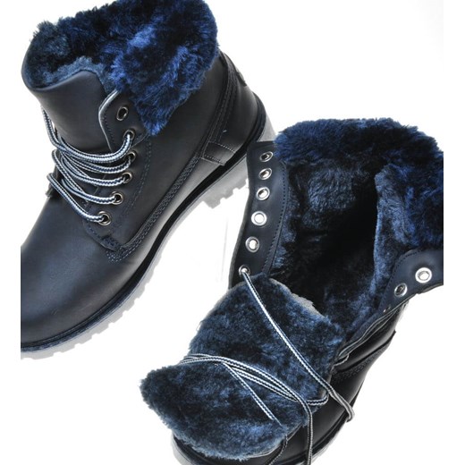 Buty zimowe dziecięce Pantofelek24 sznurowane