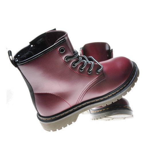 Buty zimowe dziecięce czerwone Pantofelek24