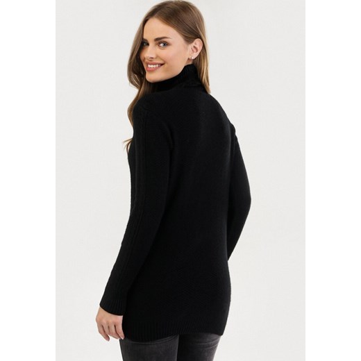 Czarny Golf Qinira XL/XXL Born2be Odzież