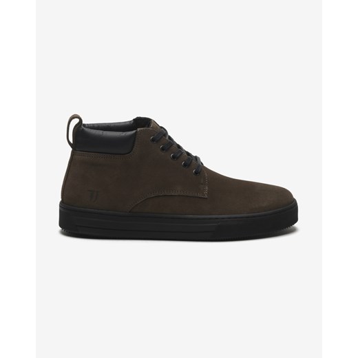 Trussardi Jeans Buty do kostki Brązowy Trussardi Jeans 44 okazyjna cena BIBLOO