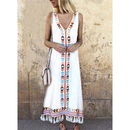 Sandbella sukienka maxi