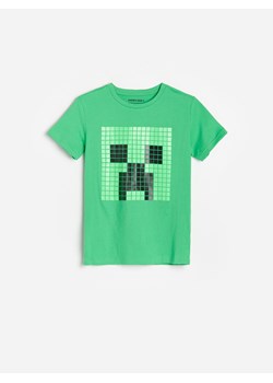 T-shirt chłopięce Reserved w nadruki z bawełny