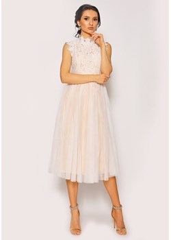 Sukienka Sukienkimm na wesele elegancka rozkloszowana