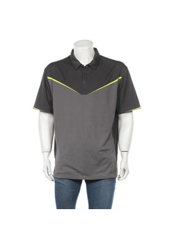 T-shirt męski Biz Colection z krótkim rękawem szary casualowy