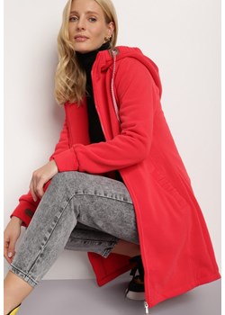 Bluza damska czerwona Renee polarowa długa