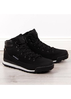 Buty trekkingowe damskie American Club płaskie czarne sportowe