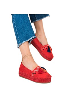 Coura espadryle damskie z zamszu casual