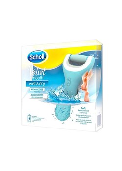 Scholl Velvet Smooth Wet&Dry elektryczny pilnik do stóp (z ładowarką), Scholl - id: 121841 - marki Scholl - 140697875 Scholl Velvet Smooth Wet&Dry elektryczny pilnik do stóp (z ładowarką), Scholl ze sklepu Primodo w kategorii Kosmetyki do stóp - zdjęcie 140697875