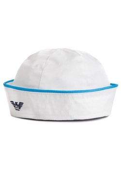 Biały kapelusz męski Emporio Armani