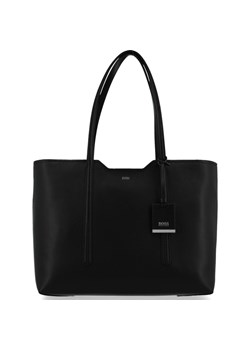 Shopper bag Boss matowa na ramię bez dodatków
