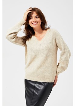 Sweter damski bez wzorów