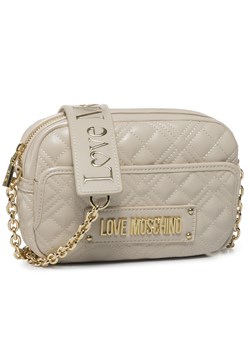 Listonoszka Love Moschino beżowa pikowana