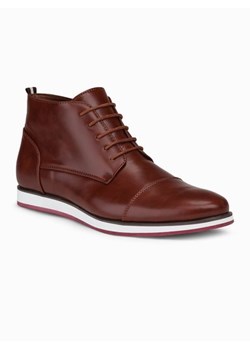 Buty zimowe męskie Ombre casual wiązane
