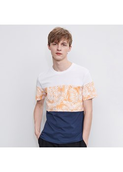 T-shirt męski Reserved młodzieżowy z krótkim rękawem