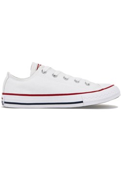 Trampki dziecięce Converse bez wzorów białe sznurowane