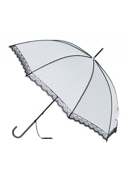 Parasol Soake czarny elegancki w groszki