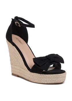 Espadryle damskie DeeZee z tworzywa sztucznego gładkie na koturnie