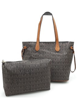 Shopper bag brązowa Złote na wakacje