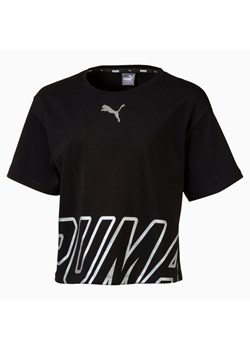 Bluzka dziewczęca Puma z krótkim rękawem