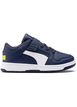 Buty sportowe dziecięce Puma granatowe na rzepy na wiosnę