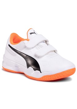 Buty sportowe dziecięce białe na rzepy