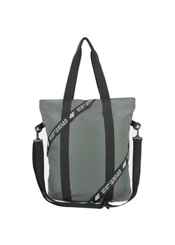 Shopper bag 4F matowa mieszcząca a4 z kolorowym paskiem
