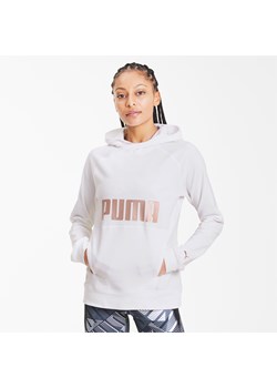 Bluza damska Puma sportowa biała bawełniana krótka
