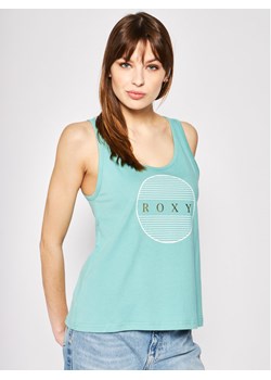 Bluzka damska ROXY letnia w stylu młodzieżowym z okrągłym dekoltem
