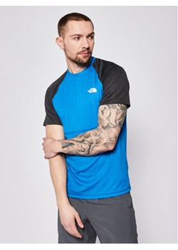 T-shirt męski The North Face niebieski z krótkim rękawem