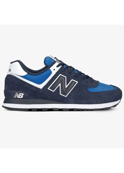 Buty sportowe męskie New Balance z zamszu wiązane na wiosnę