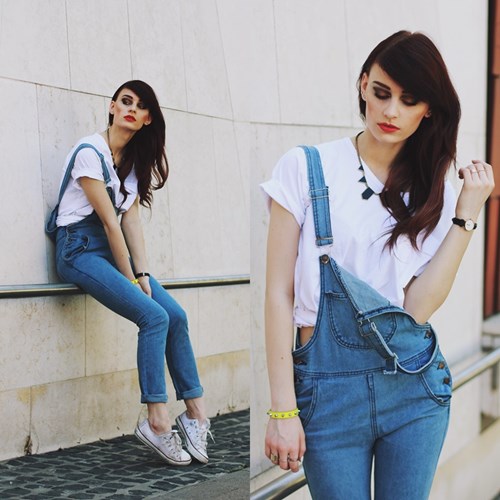Denim jumpsuit