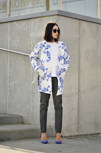 floral coat
