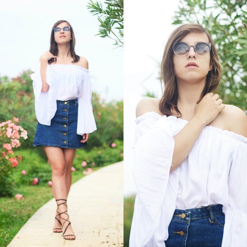 jeans skirt