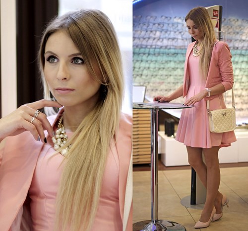 Light pink dress