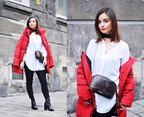 Red Down Jacket